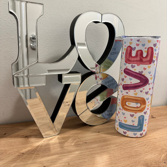 Bubble Love tumbler